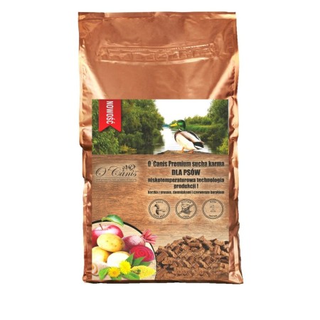 Nourriture O'canis Duck with millet, potatoes, and red beet Canard 1,5 Kg