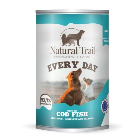 Comida húmeda NATURAL TRAIL Every Day Rich in cod fish Pescado 400 g