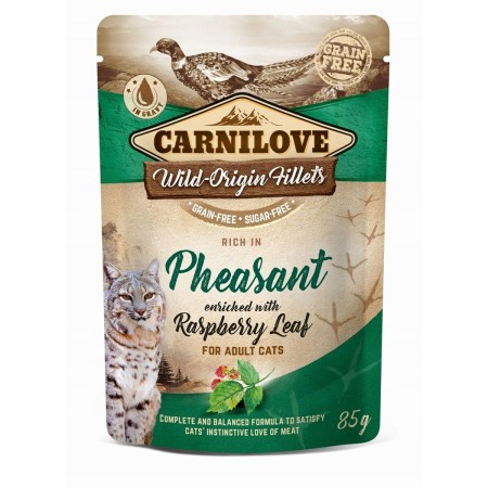 Aliments pour chat Carnilove Cat Pouch Framboise faisan 85 g