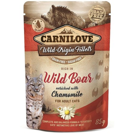 Comida para gato Carnilove Cat Pouch Jabalí 85 g