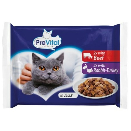 Aliments pour chat Prevital 4 x 100 g