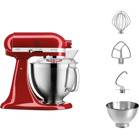 Robot de Cocina KitchenAid 5KSM185PSEER Rojo 300 W 4,8 L