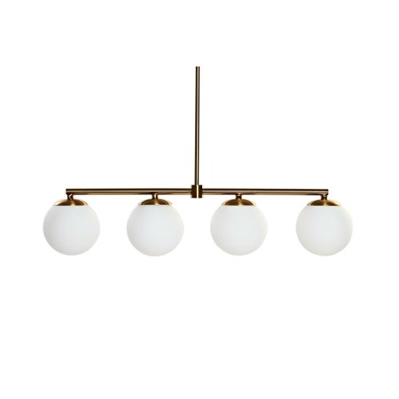 Suspension DKD Home Decor Doré Blanc 220 V (70 x 19 x 15 cm)