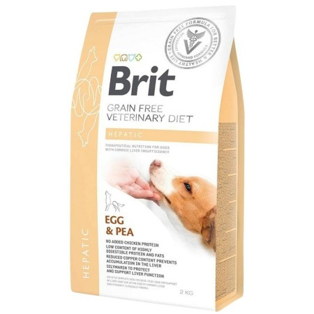 Pienso Brit Grain Free Veterinary Diet Hepatic Egg&Pea 2 Kg