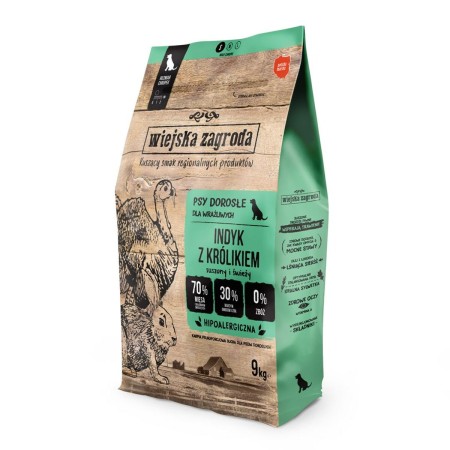 Pienso WIEJSKA ZAGRODA Turkey with rabbit S Pavo 9 kg