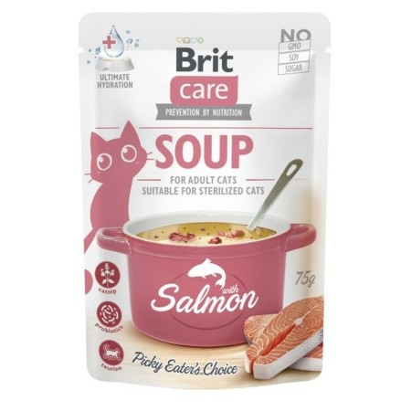 Collation pour Chat Brit Care Soup Poisson