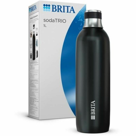 Thermos Brita 1046734 Noir Argenté Acier inoxydable 1 L