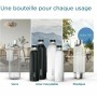 Termo Brita 1046733 Gris Transparente Plateado Acero Inoxidable 1 L (2 Unidades)