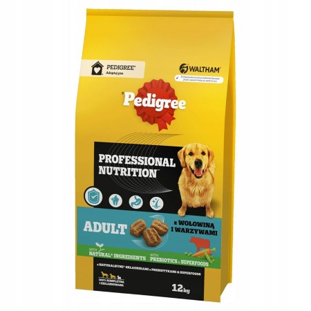 Pienso Pedigree Professional Nutrition Adult Ternera 12 kg