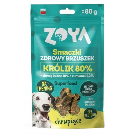 Snack pour chiens Zoya Healthy tummy Rabbit Lapin 80 g
