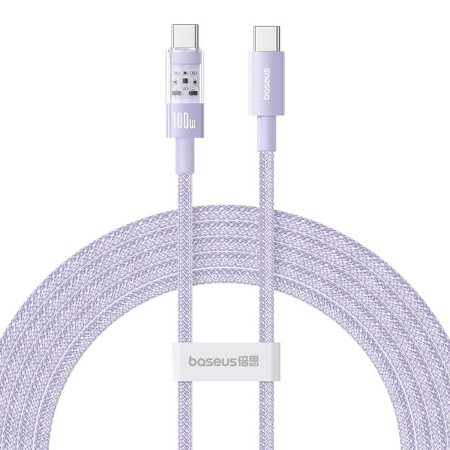 Câble USB-C vers USB-C Baseus P10373000511-01 Pourpre 2 m