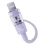 Cable USB-C a Lightning Baseus P10373001511-00 Púrpura 1 m