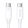 Cable USB-C a USB-C Baseus P10365200211-02 Blanco 1 m