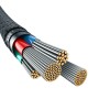 Cable USB a Lightning Baseus P10355802111-01 Negro 2 m
