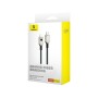 Câble USB-C vers Lightning Baseus P10355803221-00 Blanc Noir 1 m