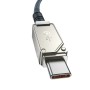 Câble USB-C vers Lightning Baseus P10355803221-00 Blanc Noir 1 m