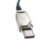 Câble USB-C vers Lightning Baseus P10355803221-01 Blanc Noir 2 m