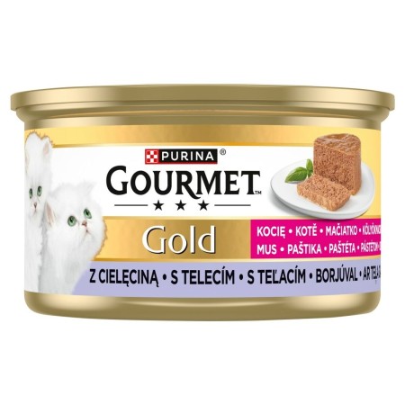 Aliments pour chat Purina Gourmet Gold Kitten Veal mousse 85 g