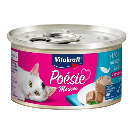 Aliments pour chat Vitakraft Poésie Mousse Salmon 85 g