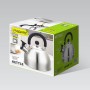 Tetera Feel Maestro MR-1300 Negro Plateado Acero Inoxidable 2 L