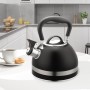 Théière Feel Maestro MR-1336-BLACK Noir Acier inoxydable 1,8 L