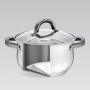 Olla con Tapa Feel Maestro MR-3522-6M-BLACK Plateado Acero Acero Inoxidable Ø 18 cm Ø 20 cm Ø 16 cm 2,5 L 1,8 L 3,5 L (6 Piez