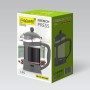Tetera Feel Maestro MR-1665-1000 Gris Acero Inoxidable Vidrio de Borosilicato 1 L