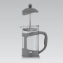 Tetera Feel Maestro MR-1665-1000 Gris Acero Inoxidable Vidrio de Borosilicato 1 L