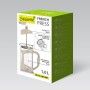 Tetera Feel Maestro MR-1665-1000 Marfil Acero Inoxidable Vidrio de Borosilicato 1 L