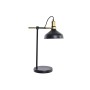 Lampe de bureau DKD Home Decor Noir Doré 220 V 50 W Moderne (39 x 20 x 55 cm)