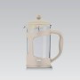Théière Feel Maestro MR-1665-800 Ivoire Acier inoxydable Verre Borosilicaté 800 ml