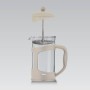 Théière Feel Maestro MR-1665-800 Ivoire Acier inoxydable Verre Borosilicaté 800 ml