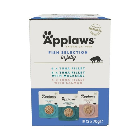 Aliments pour chat Applaws Fish selection multipack in broth Poisson