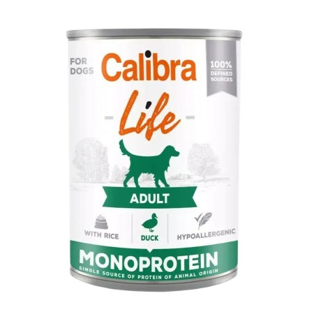 Alimentation humide Calibra Life Adult Duck with rice 400 g