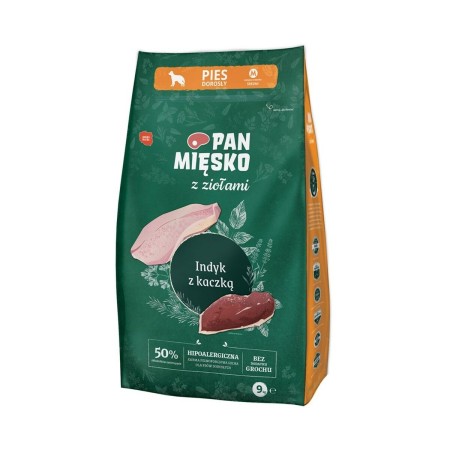 Pienso PAN MIĘSKO Pavo 9 kg