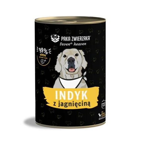 Alimentation humide Paka Zwierzaka Seventh Heaven Turkey with lamb Dinde 400 g