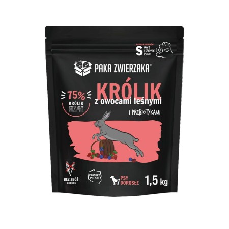 Pienso Paka Zwierzaka Rabbit with forest fruits S Conejo 1,5 Kg