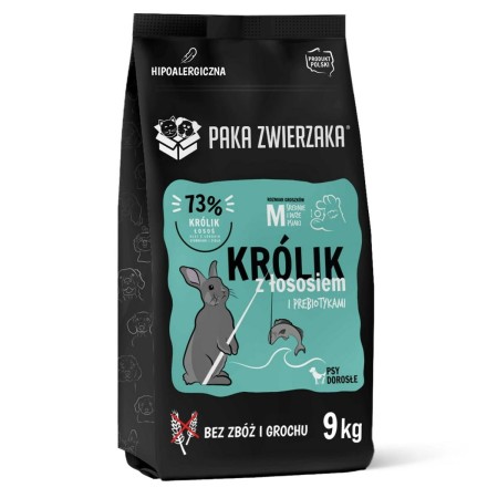 Pienso Paka Zwierzaka Rabbit with salmon M Conejo 9 kg