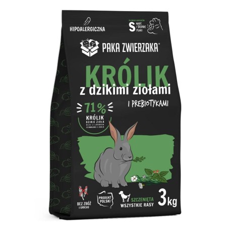 Nourriture Paka Zwierzaka Puppy Rabbit Lapin 3 Kg