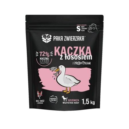 Nourriture Paka Zwierzaka Puppy Duck Canard 1,5 Kg