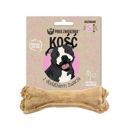 Snack pour chiens Paka Zwierzaka Bone with tripe additive S 10 cm Viande de bœuf 35 g