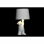 Lampe de bureau DKD Home Decor 25W Gris Blanc 220 V (2 Unités) (20 x 20 x 37 cm)