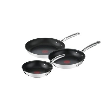 Poêle Tefal G732S334 Noir Acier Acier inoxydable Ø 24 cm Ø 20 cm (3 Unités)