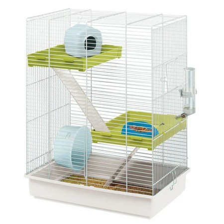 Jaula Ferplast Hamster Tris Metal Plástico