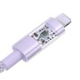 Câble USB vers Lightning Baseus P10373003511-01 Pourpre 2 m