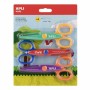 Juego de Manualidades con Papel Apli Set de tijeras Multicolor 13,5 cm