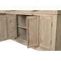Vitrina Home ESPRIT Natural Teca Madera de mango 266 x 46 x 251 cm