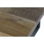 Mesa de Comedor Home ESPRIT Negro Natural Metal Madera de mango 200 x 100 x 76 cm