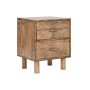 Mesita de Noche Home ESPRIT Natural 40 x 34 x 50 cm