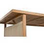 Conjunto de Mesa con Sillas Home ESPRIT Marrón Cuerda Madera de eucalipto 230 x 100 x 75 cm